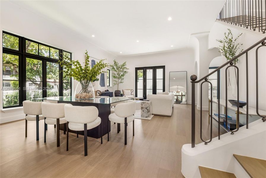 Furnished interior view inside a new home in , Coral Gables (Image 19).