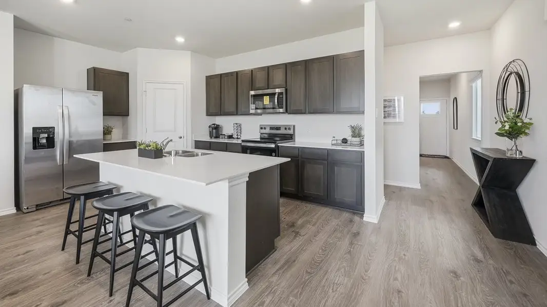 Furnished interior view inside a new home in Arbor Trails South, Princeton (Image 3).