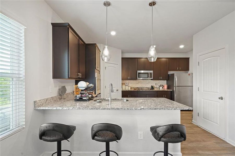 Furnished interior view inside a new home in The Enclave at Dial Farm Phase III, Walnut Grove (Image 14).