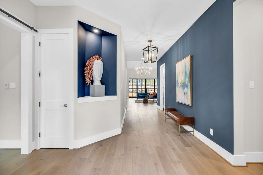 Furnished interior view inside a new home in ARTAVIA, Conroe (Image 3).