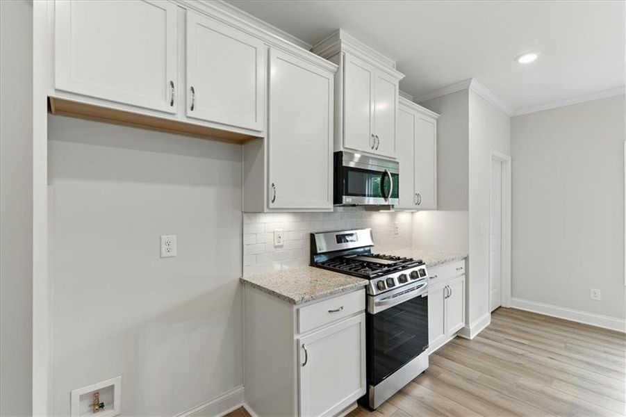 Furnished interior view inside a new home in Stratford at NatureWalk, Dallas (Image 11). Furnished interior view inside a new home in Stratford at NatureWalk, Dallas (Image 11).