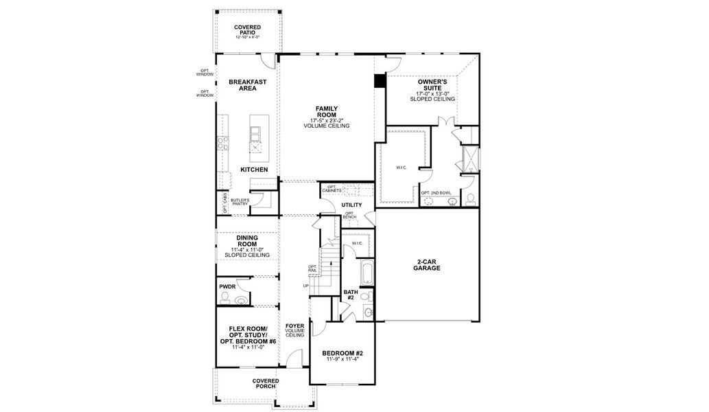 2D floor plan layout for the Salado Dc by M/I Homes in Berryknoll, Montgomery, TX (Image 3). 2D floor plan layout for the Salado Dc by M/I Homes in Berryknoll, Montgomery, TX (Image 3).