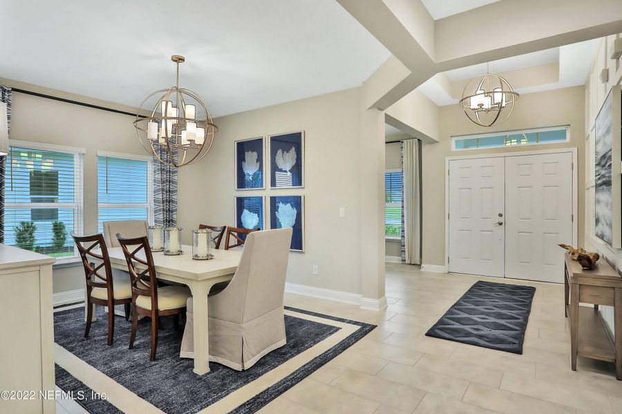Furnished interior view inside a new home in Silver Landing at SilverLeaf, St. Augustine (Image 6).