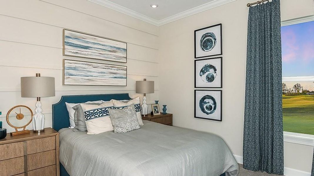 Furnished interior view inside a new home in Esplanade at Azario Lakewood Ranch, Bradenton (Image 16). Furnished interior view inside a new home in Esplanade at Azario Lakewood Ranch, Bradenton (Image 16).