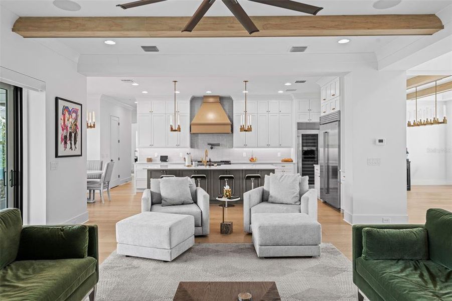 Furnished interior view inside a new home in , Tampa (Image 8).