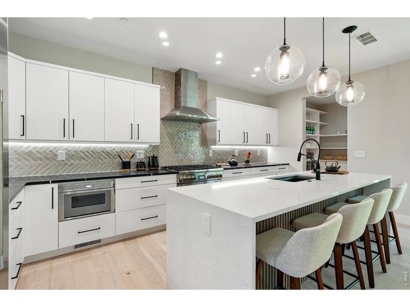 Furnished interior view inside a new home in , Boulder (Image 7). Furnished interior view inside a new home in , Boulder (Image 7).