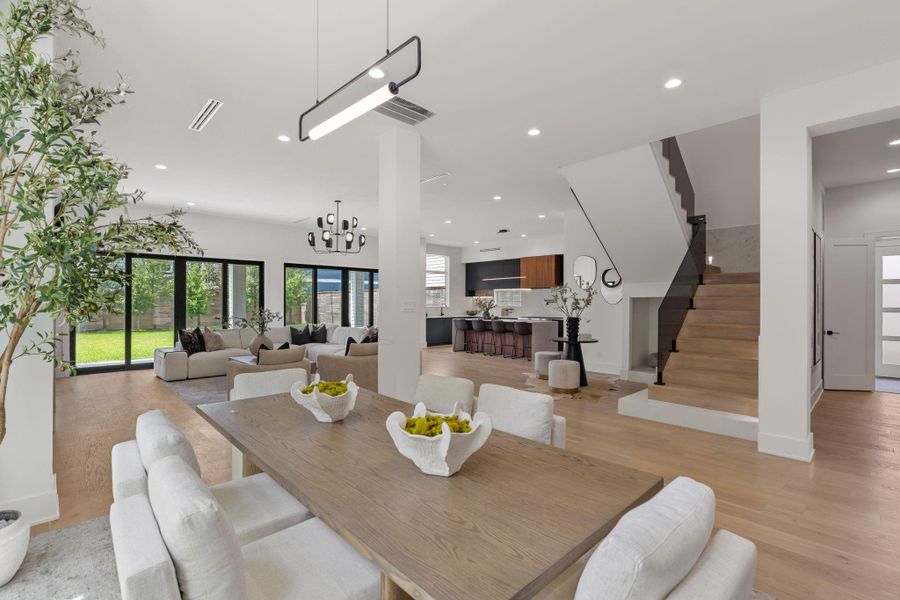 Furnished interior view inside a new home in , Houston (Image 30).
