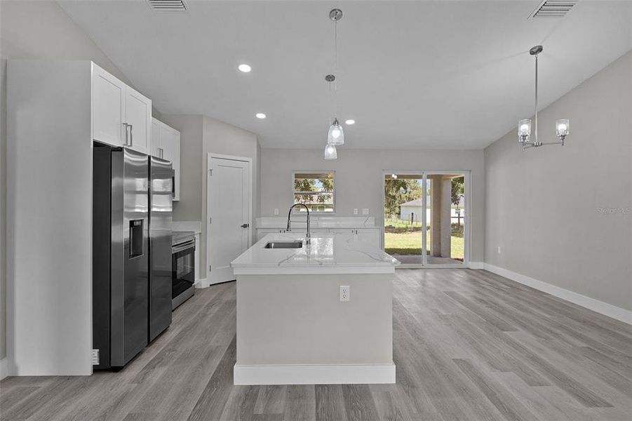 Furnished interior view inside a new home in , Ocklawaha (Image 6).