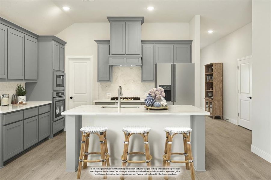 Furnished interior view inside a new home in Sunset Ridge, Alvarado (Image 11).