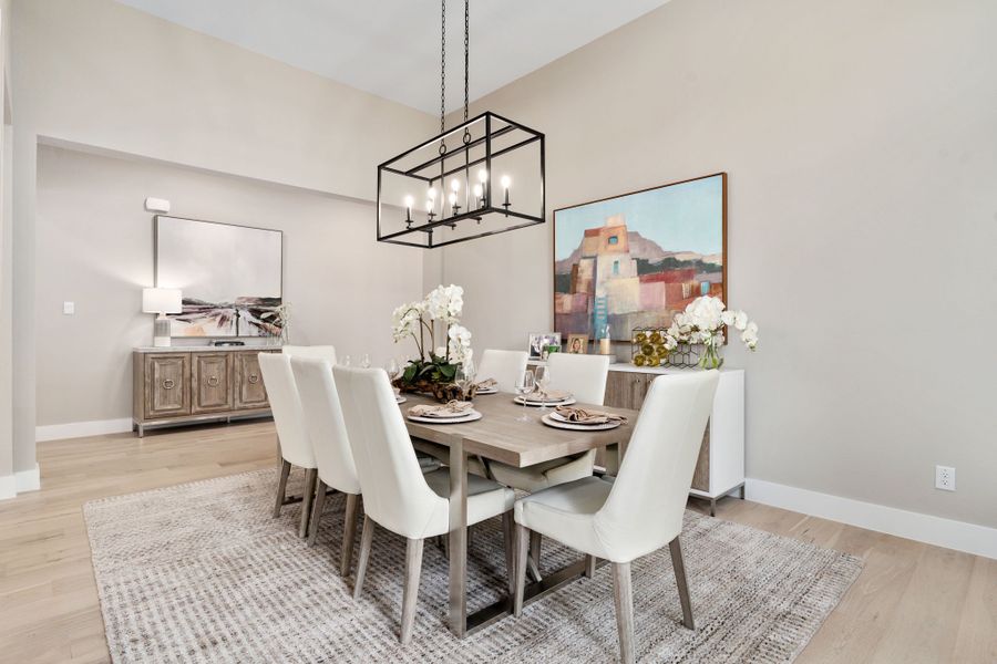 Plan 1685 Dining Area Representative Photo