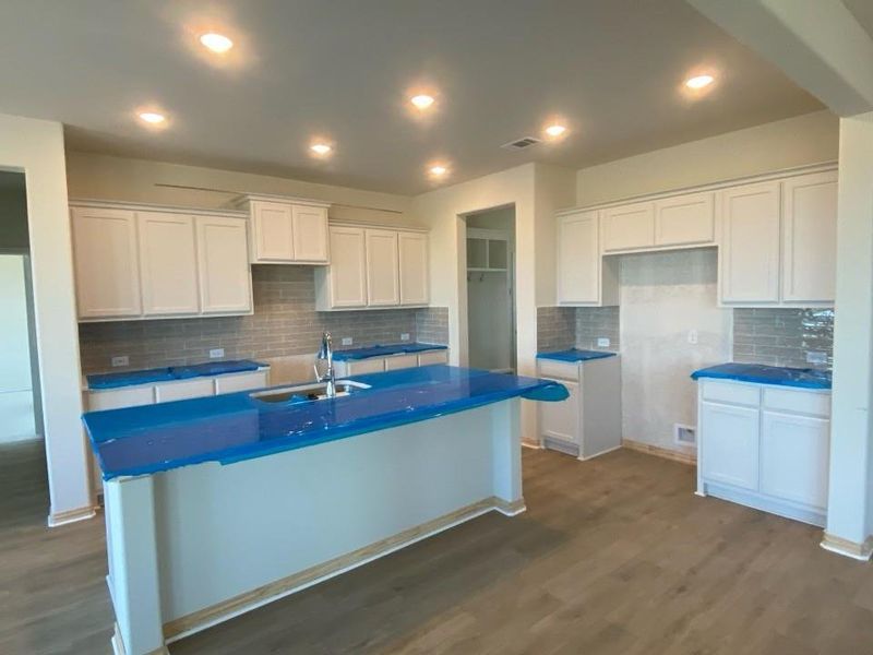 Furnished interior view inside a new home in Clear Sky Addition, Valley View (Image 3).