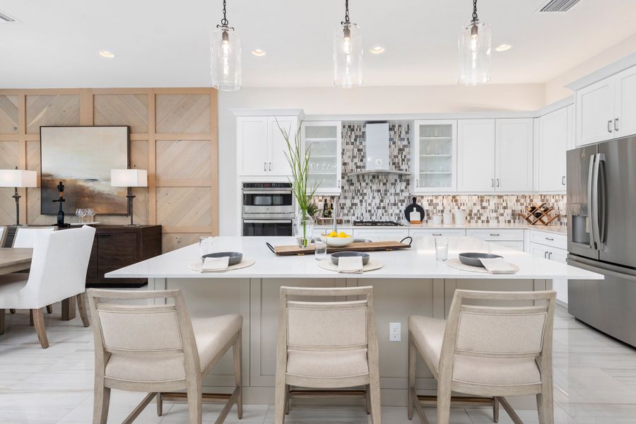 Representative furnished interior of a home built from the Bellagio by GL Homes in Valencia Parc at Riverland, Port St. Lucie (Image 8).