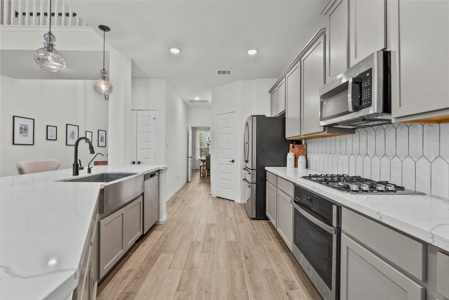 Spacious and plenty of counter workspace