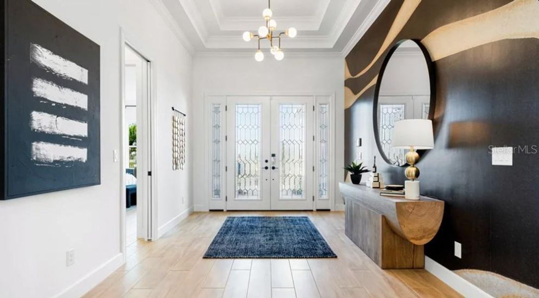 Furnished interior view inside a new home in Esplanade at Center Lake Ranch, St. Cloud (Image 5). Furnished interior view inside a new home in Esplanade at Center Lake Ranch, St. Cloud (Image 5).
