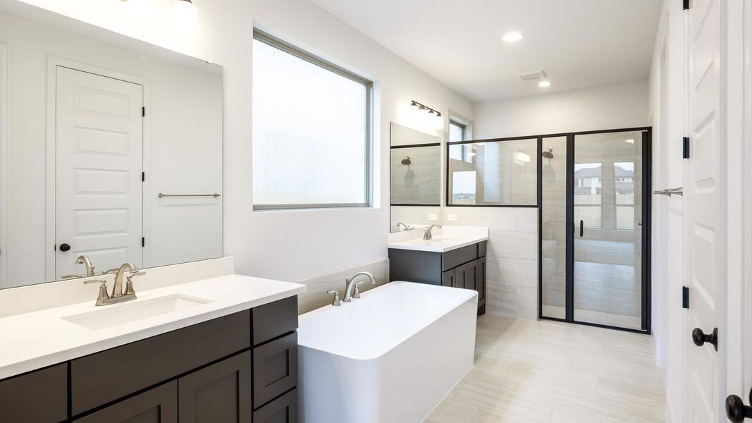 Furnished interior view inside a new home in Santa Rita Ranch - Tierra Rosa, Liberty Hill (Image 7).