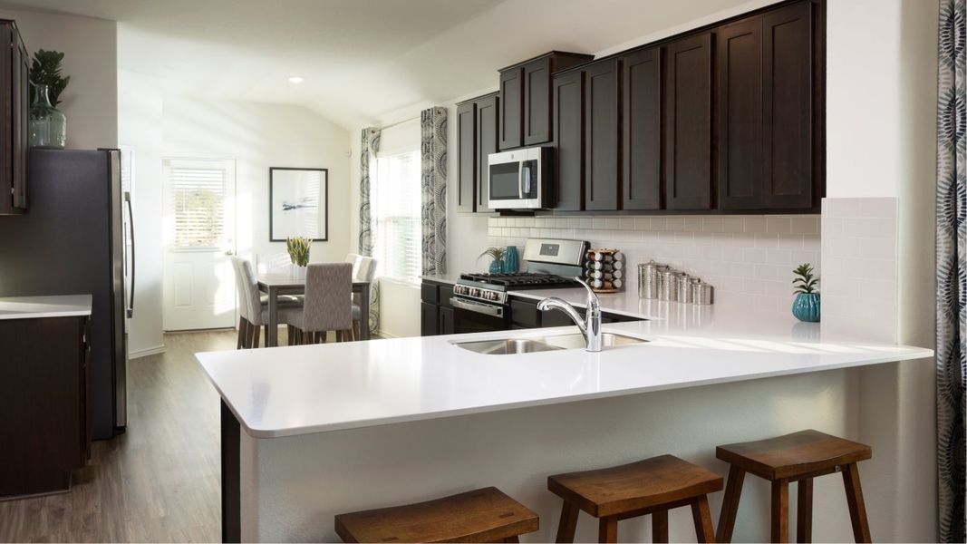 Representative furnished interior of a home built from the Marion by Lennar in The Colony: Ridgepointe and Claremont Collections, Bastrop (Image 5).