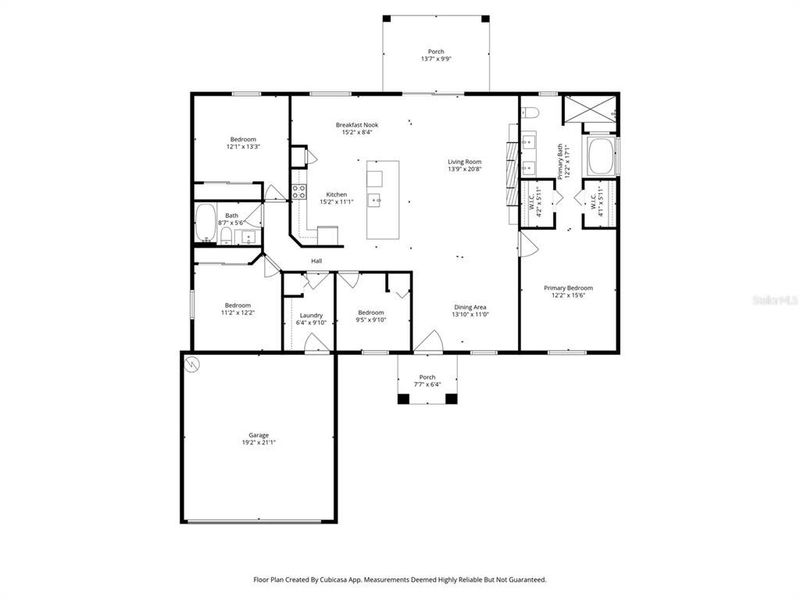 2D floor plan layout of this home in , Weeki Wachee, FL (Image 5).