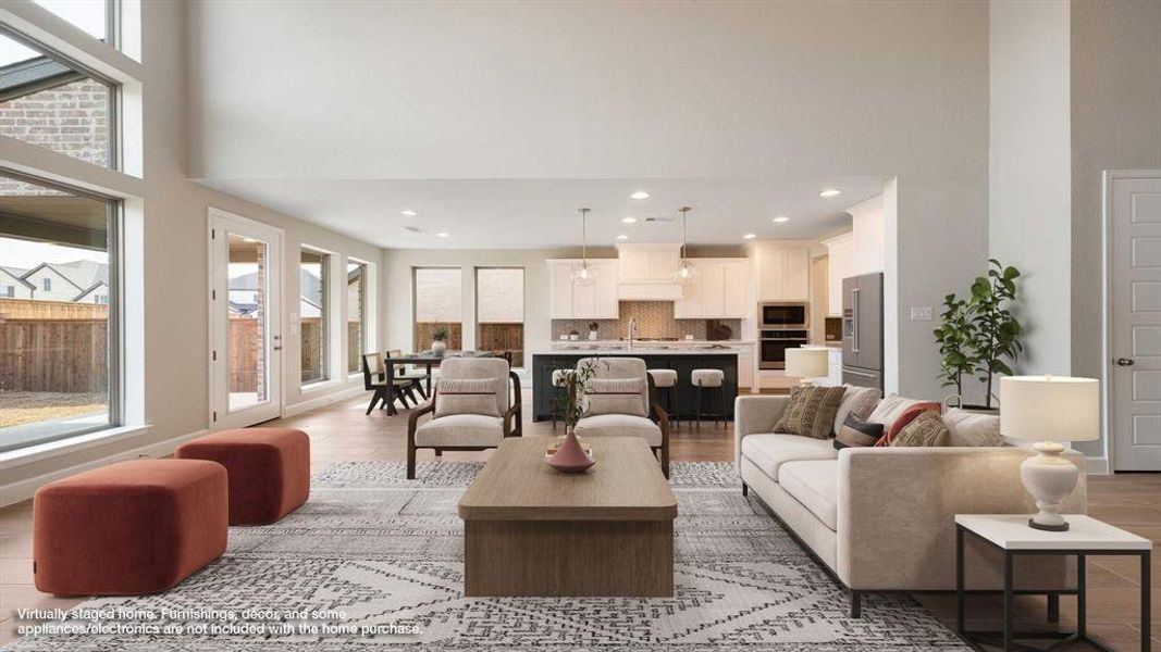 Furnished interior view inside a new home in North Sky, Celina (Image 19).