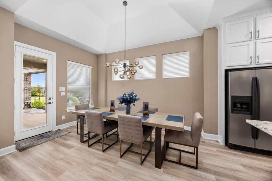 Furnished interior view inside a new home in , Katy (Image 29).