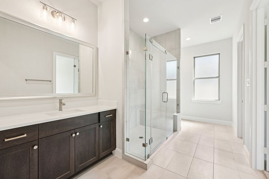 Furnished interior view inside a new home in Marvida, Cypress (Image 8).