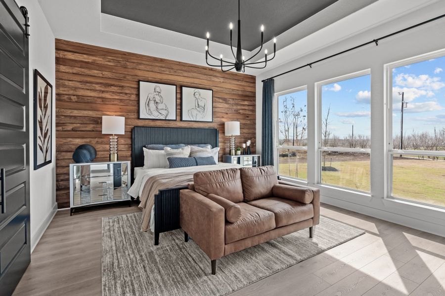 Representative furnished interior of a home built from the Silas by Chesmar Homes in Sienna Lakes, San Antonio (Image 5).