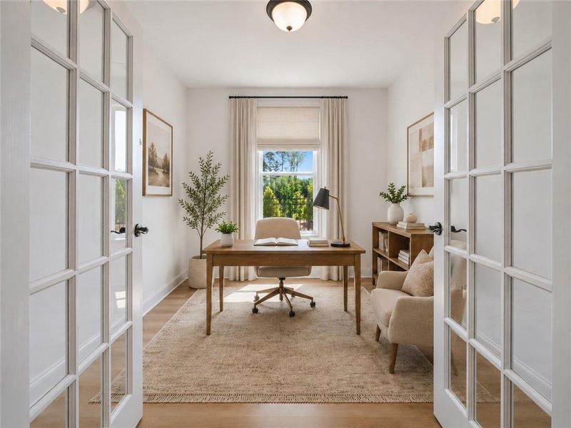 Furnished interior view inside a new home in Echols Farm, Hiram (Image 5).