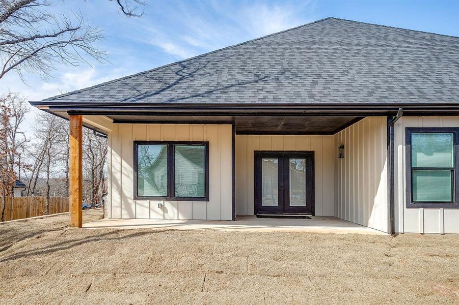 Exterior details and patio area of a home in , Runaway Bay (Image 30). Exterior details and patio area of a home in , Runaway Bay (Image 30).