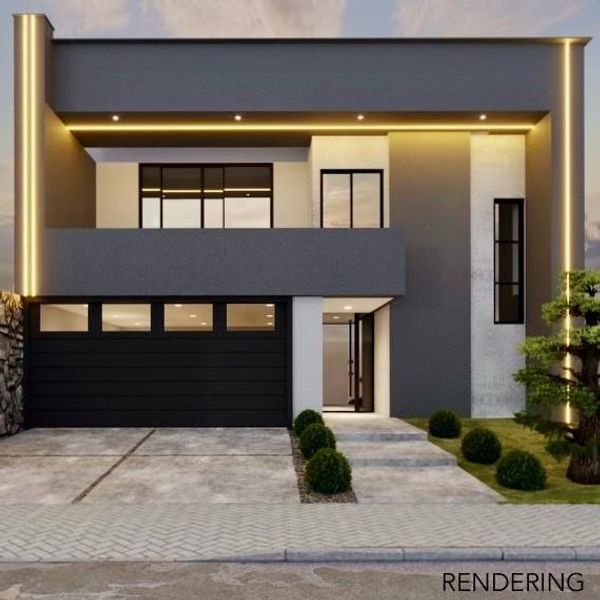 front facade rendering