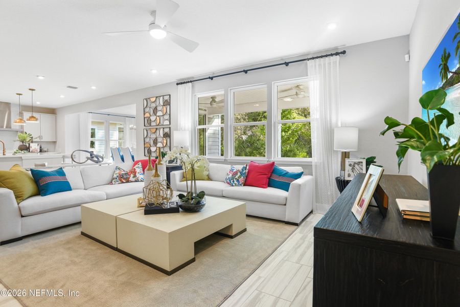 Furnished interior view inside a new home in , Palm Coast (Image 13).