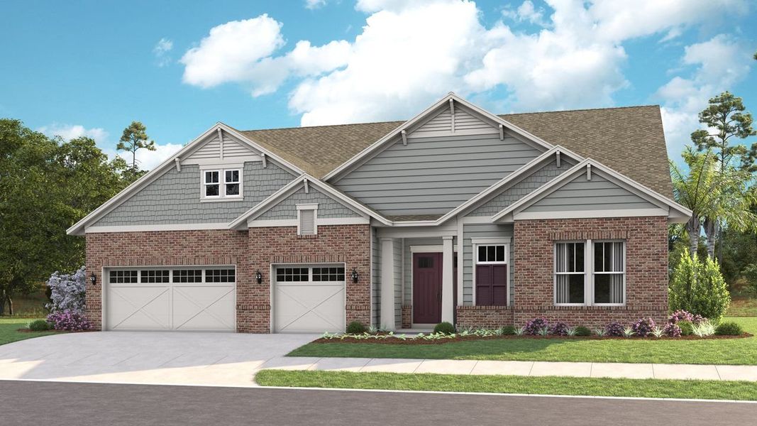 Elevation Craftsman | Brick