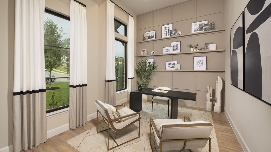 Furnished interior view inside a new home in Johnson Ranch, Bulverde (Image 6). Furnished interior view inside a new home in Johnson Ranch, Bulverde (Image 6).