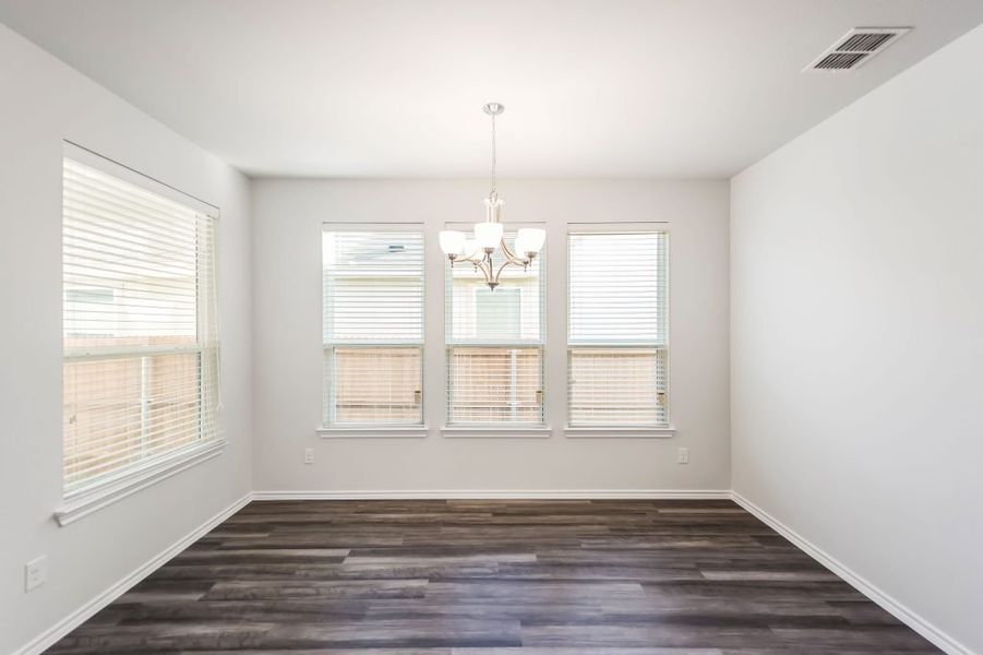 Representative exterior photo of a completed home built from the Marion by Impression Homes in Heartland, Heartland, TX (Image 14). Representative exterior photo of a completed home built from the Marion by Impression Homes in Heartland, Heartland, TX (Image 14).