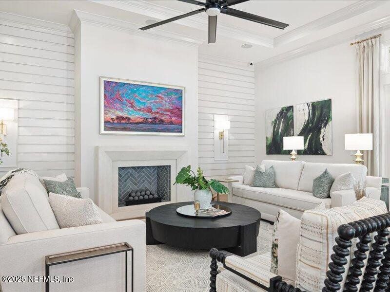 Furnished interior view inside a new home in , Jacksonville (Image 33).