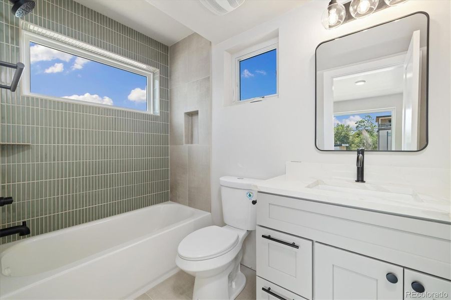 Furnished interior view inside a new home in , Denver (Image 6).