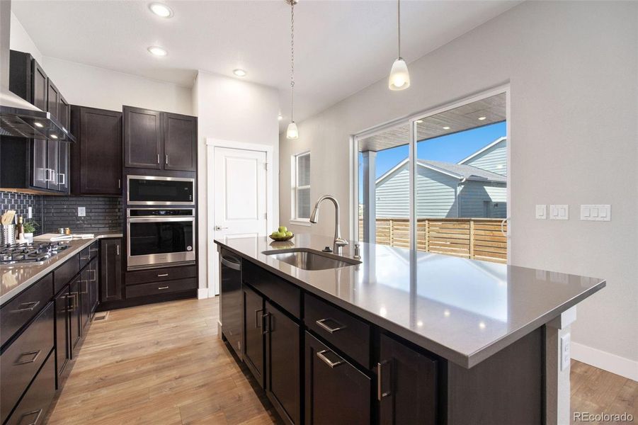 Furnished interior view inside a new home in Trailside on Harmony, Timnath (Image 13).