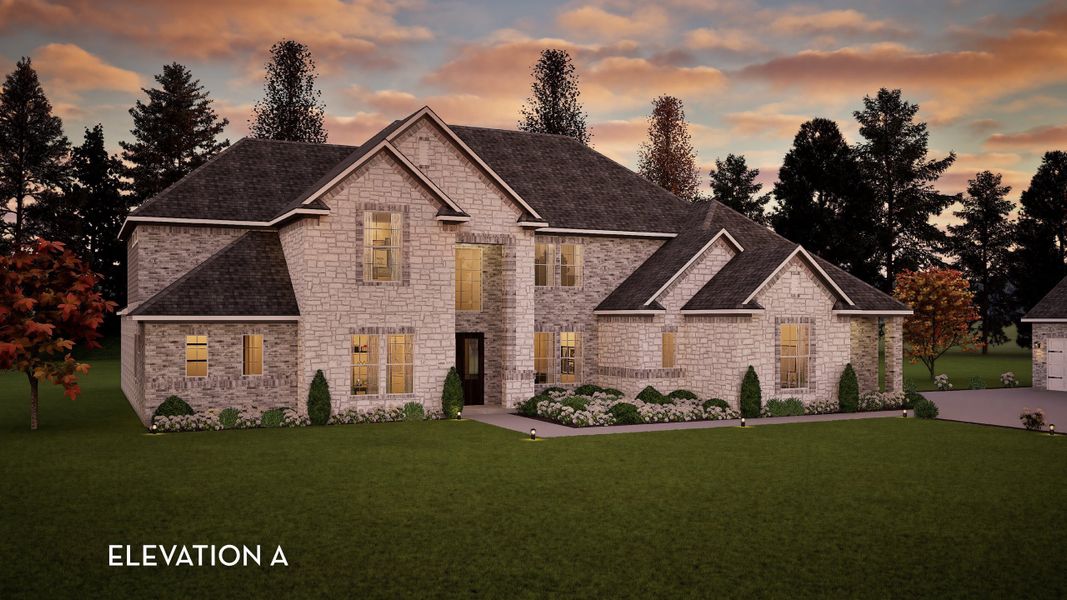 Representative exterior photo of a completed home built from the Pebblebeach by CastleRock Communities in Belvoir, Fairview, TN (Image 1). Representative exterior photo of a completed home built from the Pebblebeach by CastleRock Communities in Belvoir, Fairview, TN (Image 1).