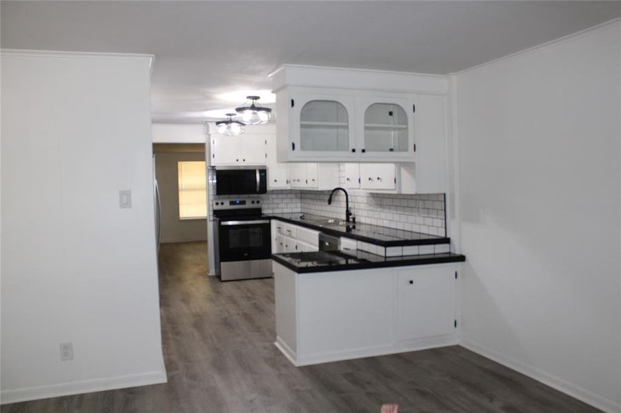 Furnished interior view inside a new home in , Early (Image 6).