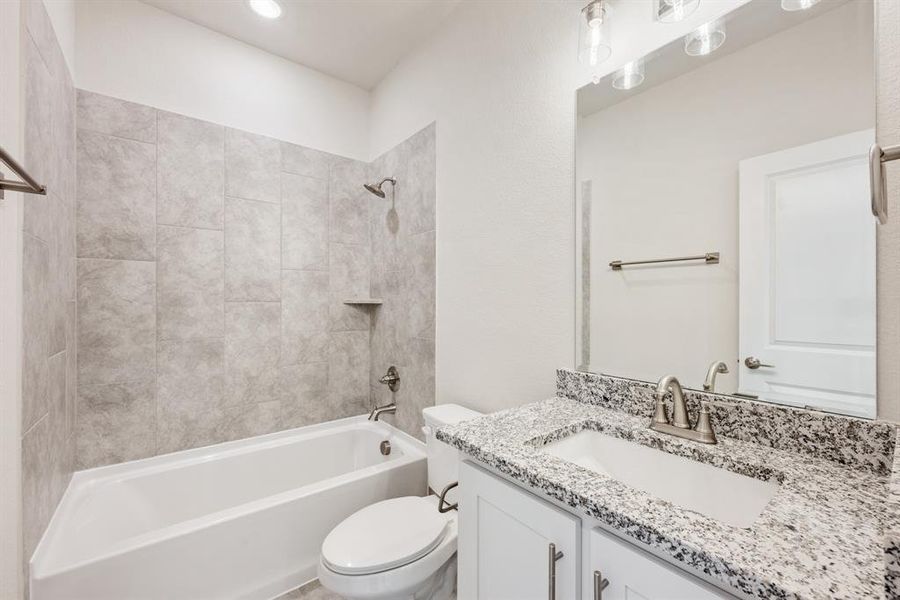 Furnished interior view inside a new home in Ridgepoint, Midlothian (Image 17). Furnished interior view inside a new home in Ridgepoint, Midlothian (Image 17).