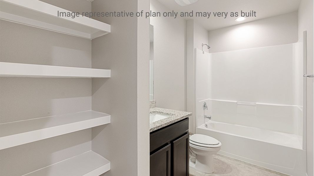 Furnished interior view inside a new home in London Towne, Corpus Christi (Image 7).