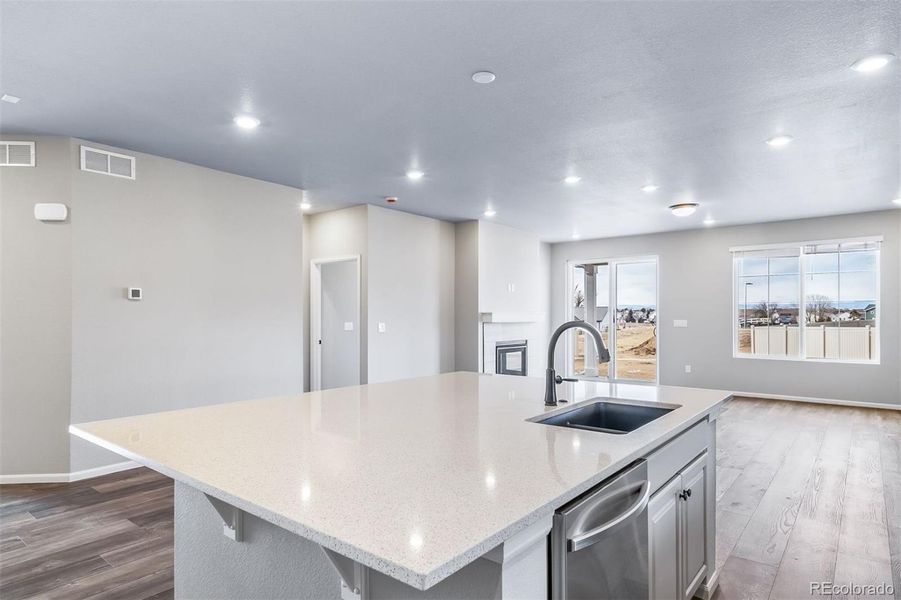 Furnished interior view inside a new home in , Aurora (Image 8).