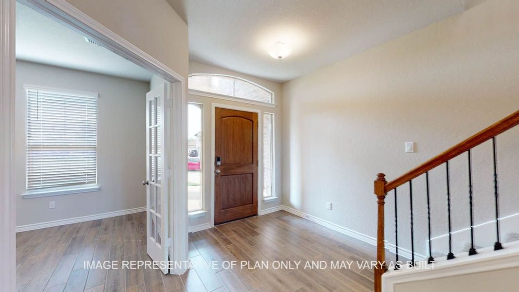 Spacious, unfurnished interior of a new home in Three Creeks - Colt Creek, Belton (Image 15). Spacious, unfurnished interior of a new home in Three Creeks - Colt Creek, Belton (Image 15).