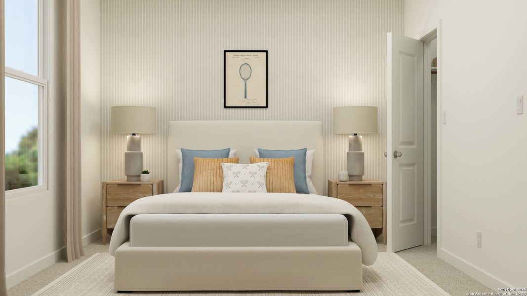 Furnished interior view inside a new home in Voss Farms, New Braunfels (Image 18).