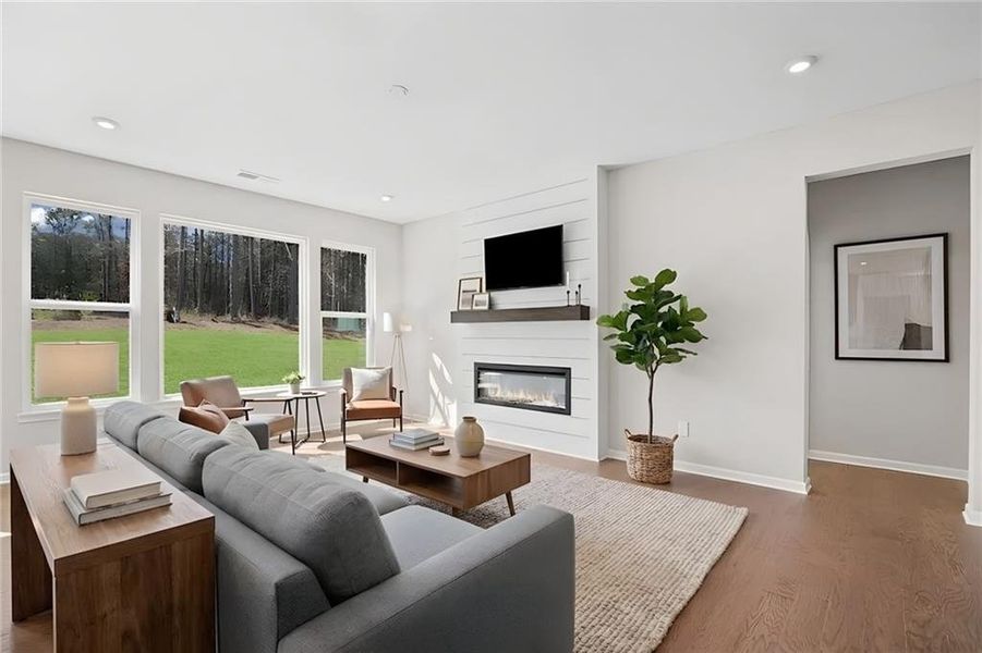 Furnished interior view inside a new home in Easton Park, Dallas (Image 8).