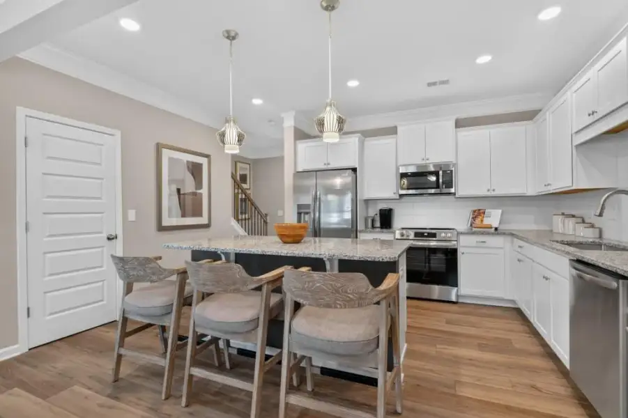 Furnished interior view inside a new home in , Cartersville (Image 11).