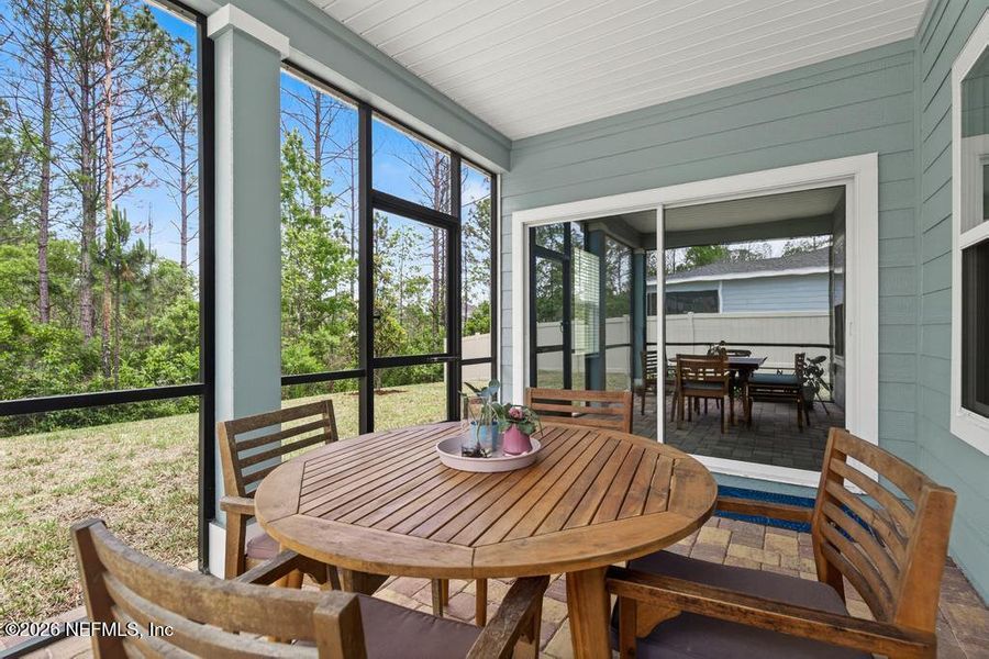 Exterior details and patio area of a home in St Augustine Lakes, St. Augustine (Image 35).