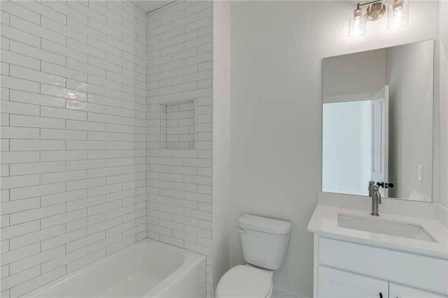 Furnished interior view inside a new home in , Buford (Image 18).