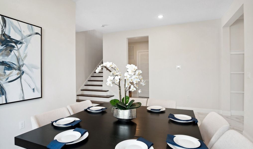 Elegant dining room