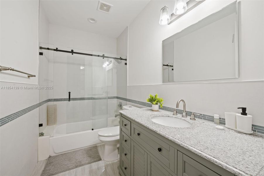 Furnished interior view inside a new home in , Miami Springs (Image 30).