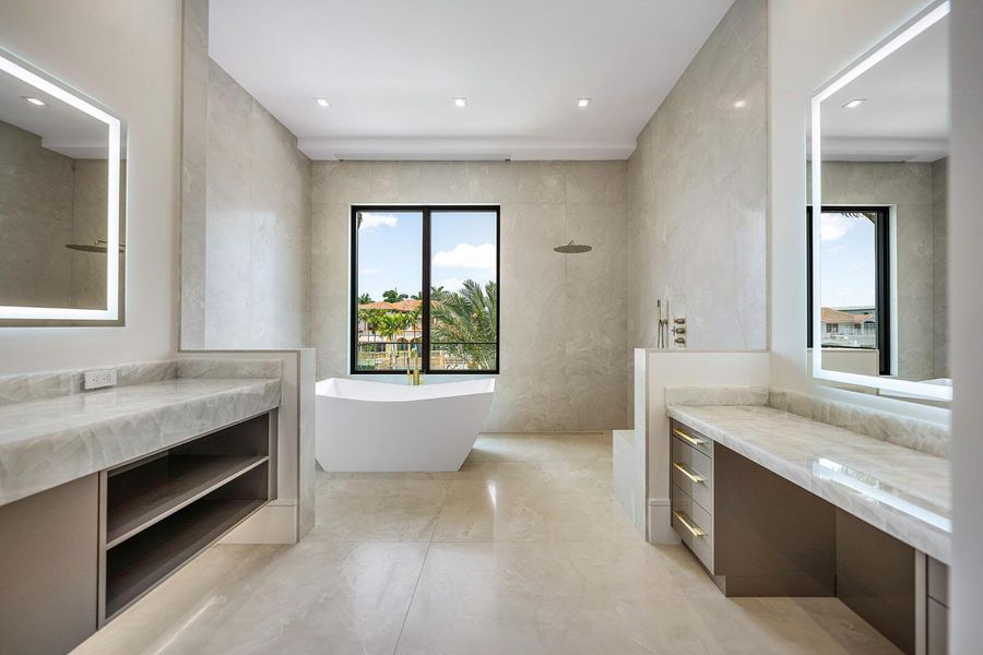 Furnished interior view inside a new home in , Boca Raton (Image 14).