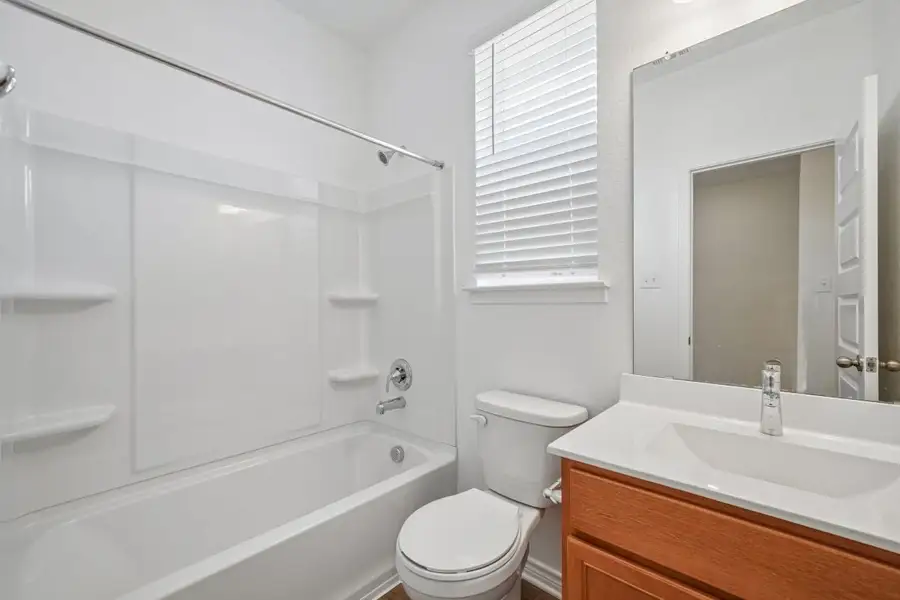 Furnished interior view inside a new home in Preserve at Culebra - Sterling Collection, San Antonio (Image 6).